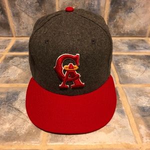 California Angels new era fitted hat size 6 7/8